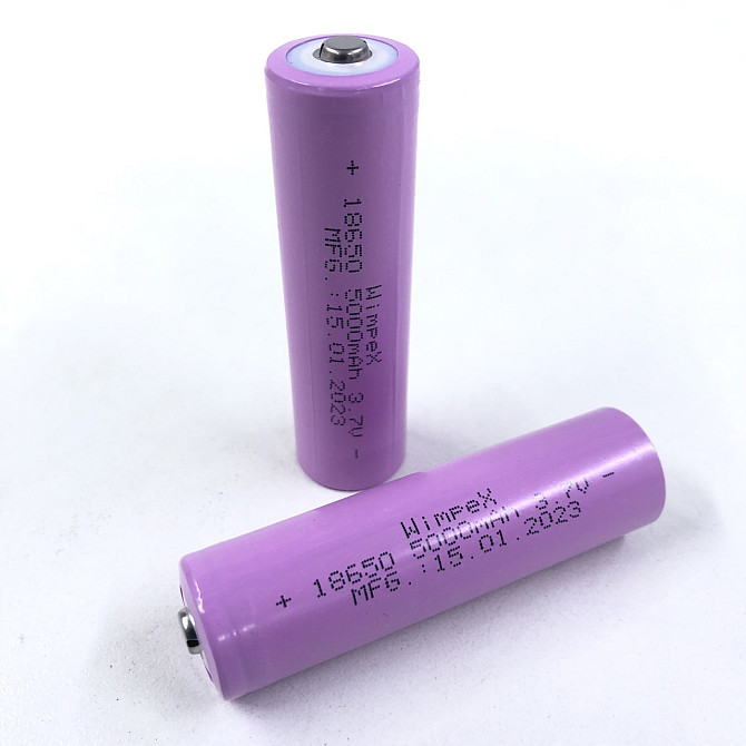Акумулятор Wimpex 18650 Pink 18650/ 4,2v/5000mAh (400 шт/ящ) Київ - фото 1