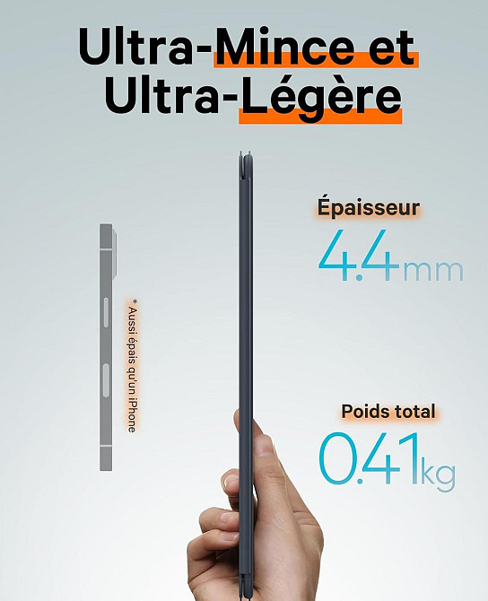 Магнитный чехол CHESONA A2902 с клавиатурой для iPad Air 11 Inch (M3/M2, 2025/2024) Pro 11 (4th/3rd/2nd/1st Gen) & Air 5th/4th Днепр - изображение 4