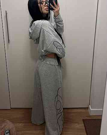 Женский стильный вязаный костюм двойка двунитка Одесса