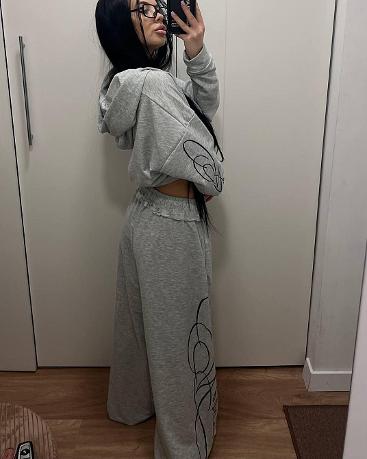 Женский стильный вязаный костюм двойка двунитка Одесса - изображение 3