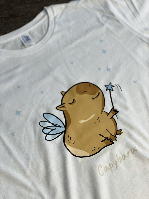 Футболка - "Capybara" прикольна футболка з Капібарою Чернівці - фото 1