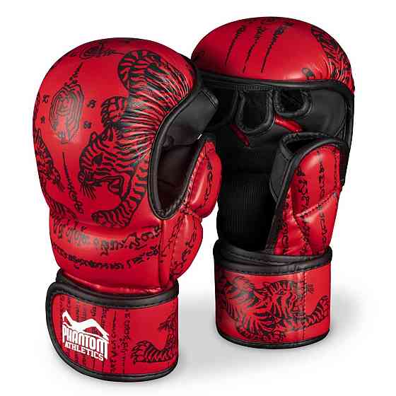 Рукавиці для ММА Phantom Muay Thai Red S/M (капа в подарунок) Каменское