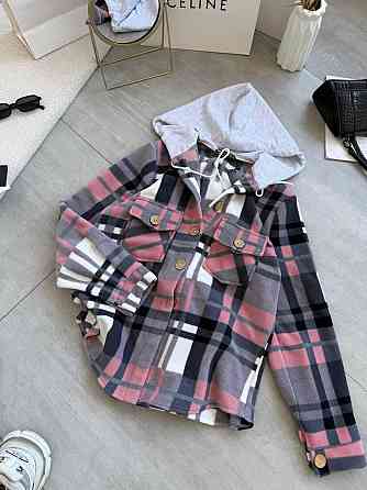 Жіноча тепла оверсайз сорочка з капюшоном турецький двосторонній фліс Полар Одеса