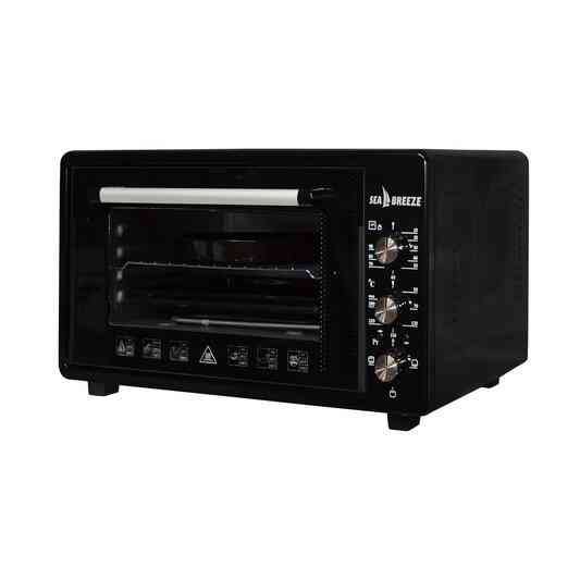 Маленька настільна духовка Sea Breeze SB-0701 38 л 1420 Вт, Міні електропіч, Піч духовка, Електропіч CW-27 Київ