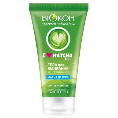 Гель для умывания Біокон I Love Matcha Tea Мицеллярный 165 мл (4823110301081) Винница - изображение 1