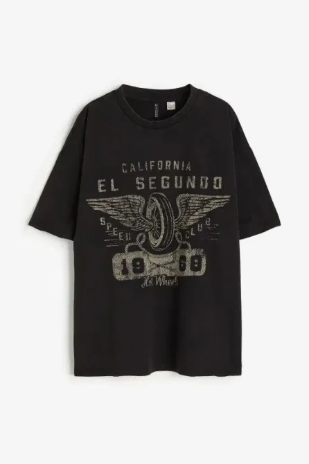 Футболка женская с принтом  46 Черная 2664085055 Днепр - изображение 1