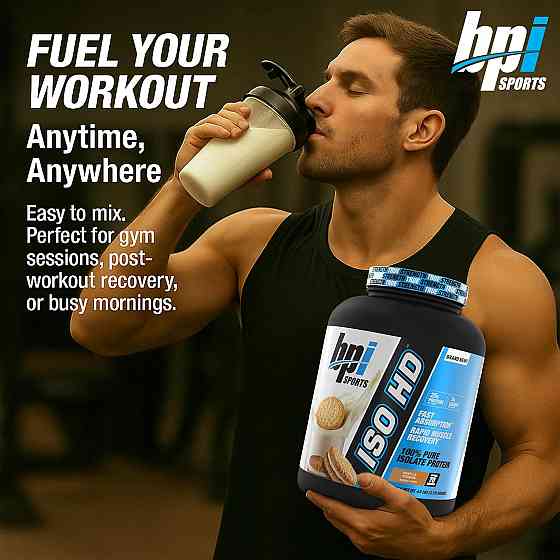 Протеин Bpi Sports ISO HD™ 100% Pure Isolate Protein 2170 g (Vanilla Cookie) Луцк