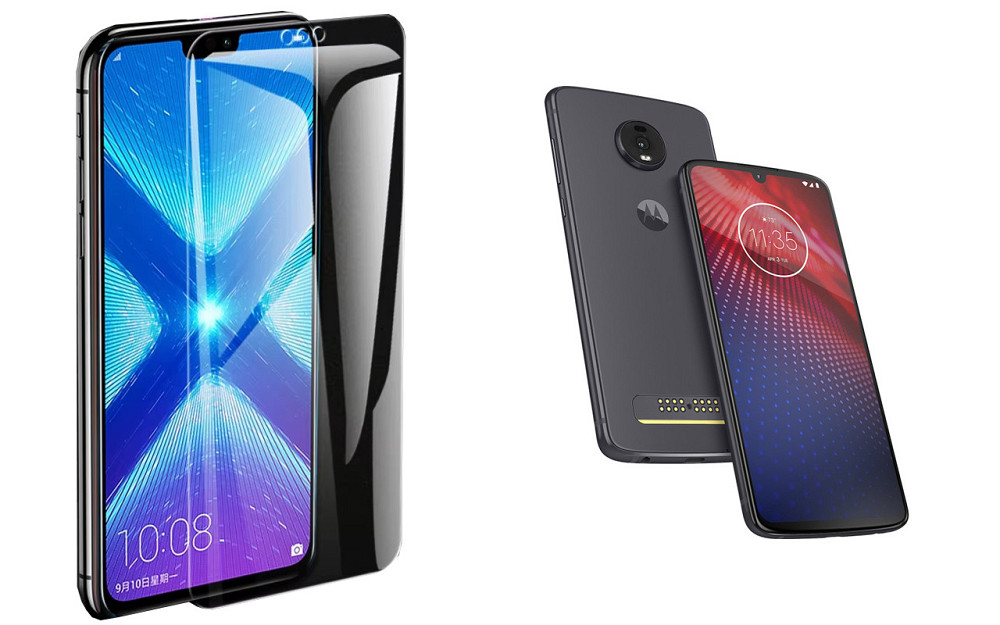 Защитное стекло NeoGlass для Motorola Moto Z4 – ультрапрозрачное и устойчивое Киев - изображение 2