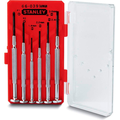 Набор отверток Stanley отверток точной механики Watchmaker 6шт. (1-66-039) Винница - изображение 3