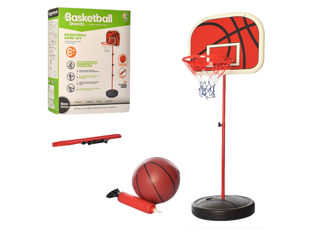 Баскетбольне кільце на стійці м'яч сітка шит (MR 0333) Чернігів - фото 1