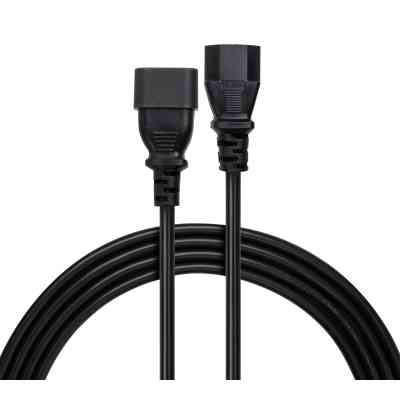 Кабель питания C13 to C14 1.8m 0.75mm2 Rezone (RZPC-13141875) Винница