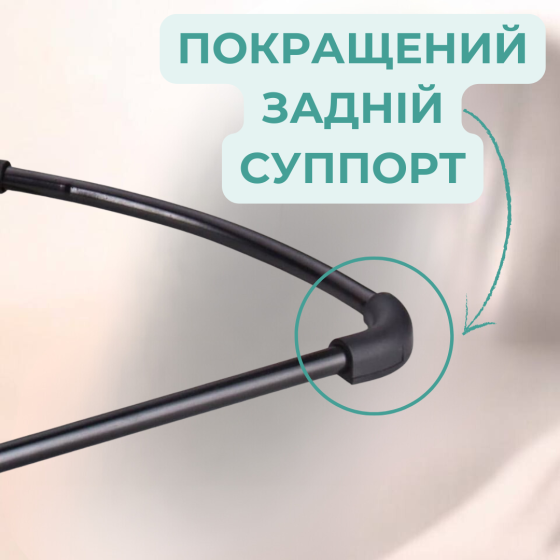 Шезлонг дитячий від народження дитяча гойдалка для немовлят шезлонг качалка темно сірий + дуга з ігр Київ