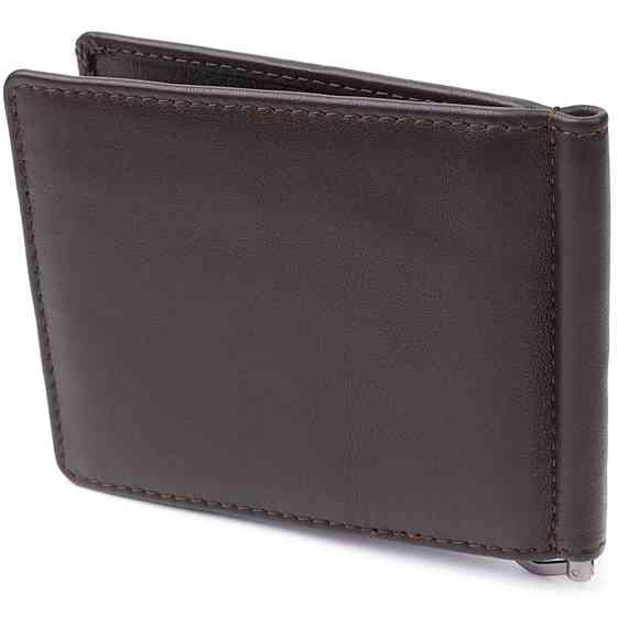 Зажим для денег из мягкой натуральной кожи Tony Perotti 20847_1 (5000 moro) Коричневый Киев