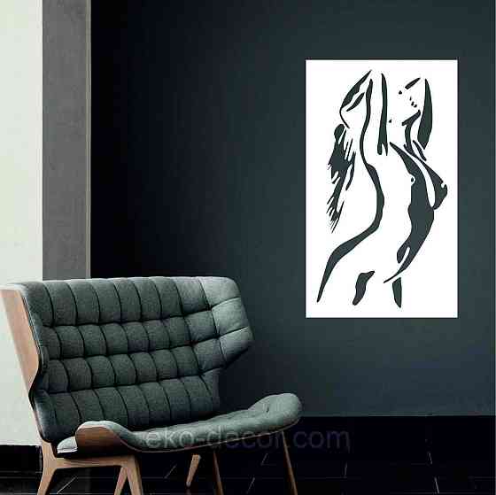 Декоративне настінне Панно «Силует жінки», Декор на стіну Київ