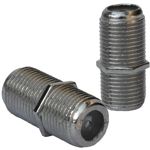 Антенний перехідник, гніздо F - гніздо F, корпус метал (Тип 1) Полтава - фото 1