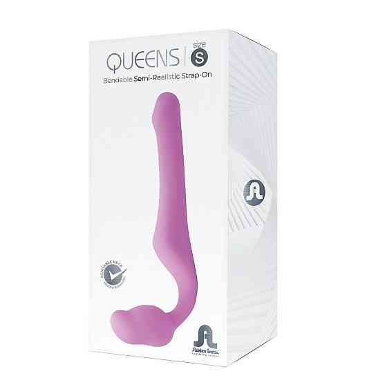 Безремінний страпон Adrien Lastic Queens S, регульований вигин, діаметр 3 см Sex Aura Київ