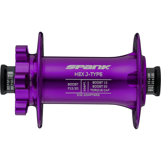 Втулка передняя SPANK HEX J-TYPE Boost F15/20, Purple Киев