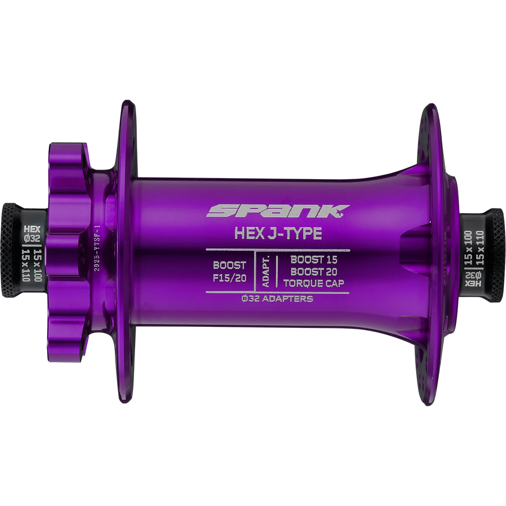 Втулка передняя SPANK HEX J-TYPE Boost F15/20, Purple Киев - изображение 1