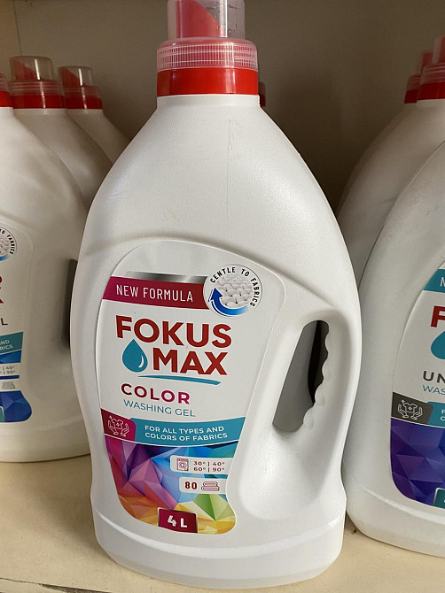 🧴 Гель для прання Fokus Max Color Washing Gel, 4 л (до 80 прань) Київ - фото 1