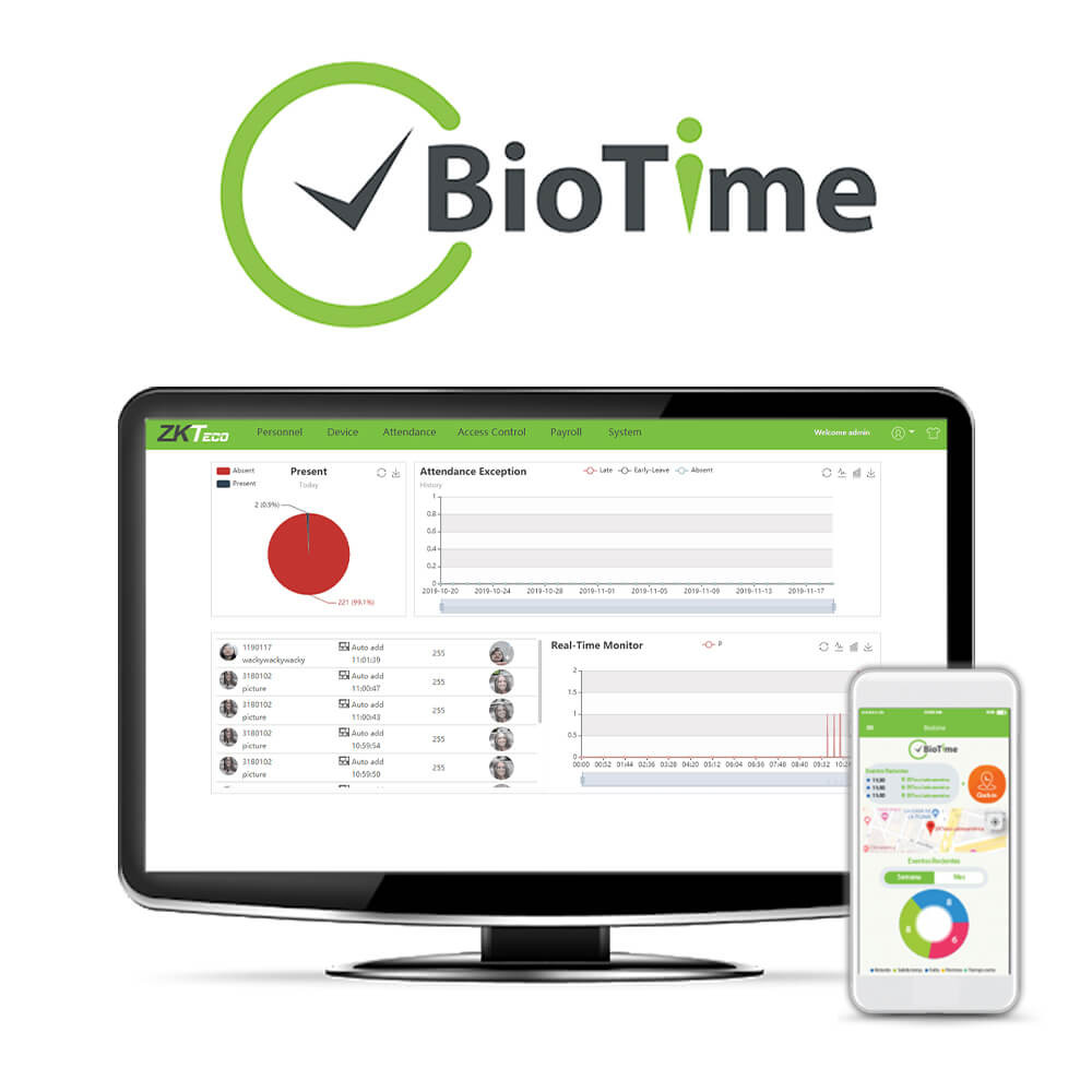 Ліцензія мобільного застосунку ZKTeco BioTime ZKBT-APP-P20 Київ - фото 1