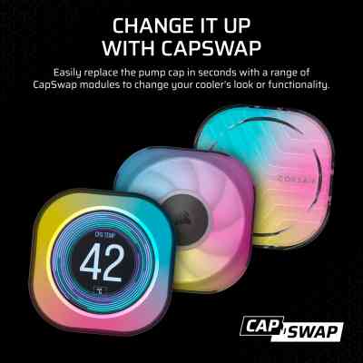 Система рідинного охолодження Corsair iCUE LINK TITAN 360 RX LCD White AIO (CW-9061026-WW) Вінниця