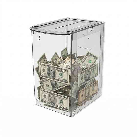 Ящик для пожертвований EKOSTAR с замком 120х152х212 с прорезями и карманом А5 Киев