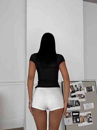 Жіночі базові еластичні шорти з якісної віскози Одеса