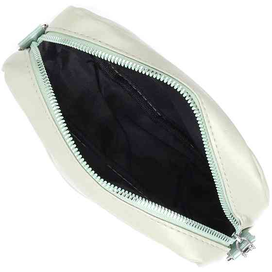 Стильна жіноча сумка крос-боді з монетницею з екошкіри Фісташковий (Vintage) Київ