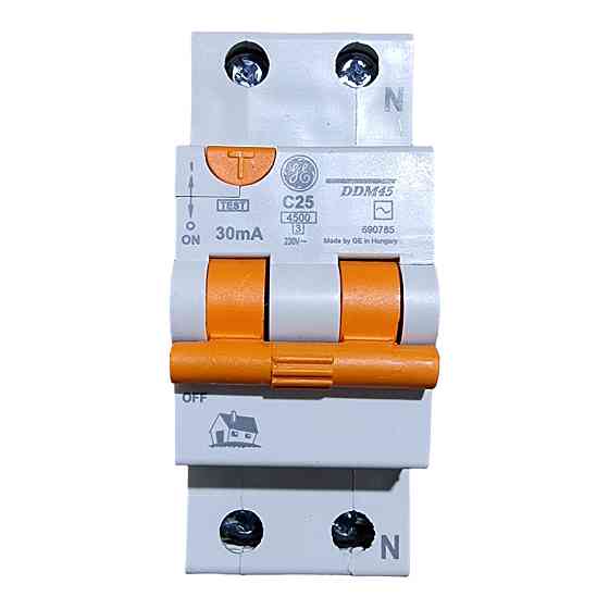 Диф. автомат ПЗВ DDM45C25/030 C25 1P+N Луцк