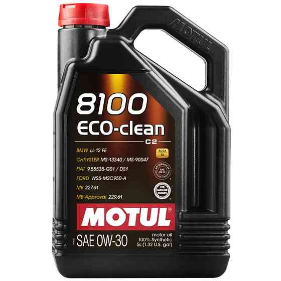 Масло 0W30 ECO-Clean 8100 5л Ковель