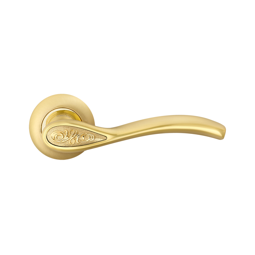 Ручка Z-1313 PB/SB Латунь полированная/матова латунь Киев - изображение 1