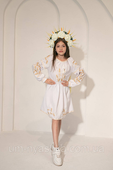 Дитяче вишите плаття з колосками Кривий Ріг - фото 6