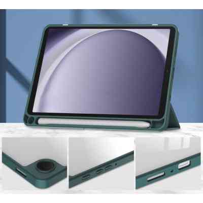 Чехол для планшета BeCover Soft Edge stylus holder Samsung Tab A9 SM-X115 8.7" Dark Green (710357) Винница