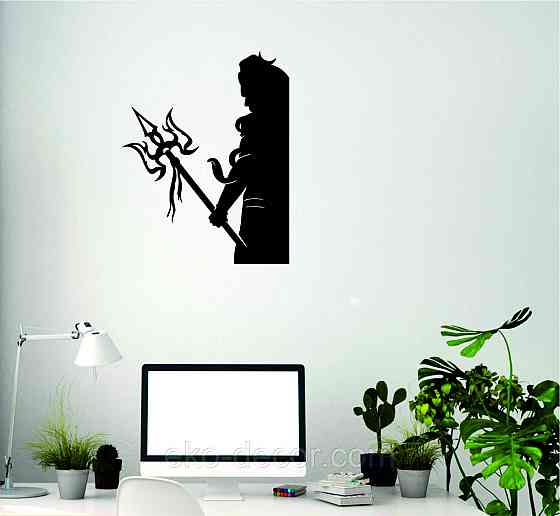 Декоративное настенное Панно «Посейдон» Декор на стену 110*86 см, Черный Киев