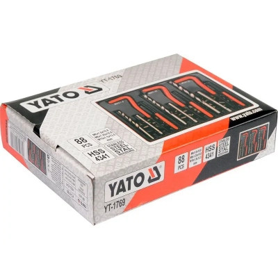 Набір інструментів Yato для ремонту різьби M6х1,0х10,8 мм; М8х1, 25х10, 8 мм; М10х1, 5х13, 5 мм (YT-1769) Вінниця - фото 3