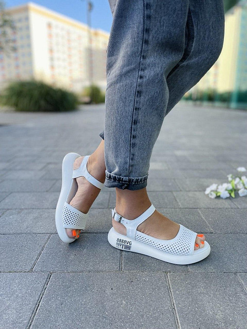 VLADEKS Босоніжки жіночі VLADEKS 2854 білі (літо, шкіра натуральна) (4072) Коломыя - изображение 5