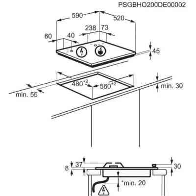 Варочная поверхность Electrolux KGG64362S Винница