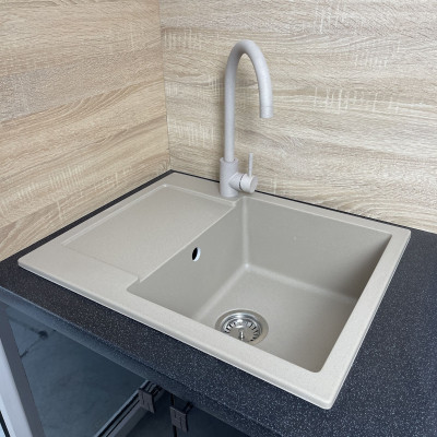 Мойка кухонная Adamant Minimal Сахара + змішувач + дозатор (1824296902302) Винница - изображение 2