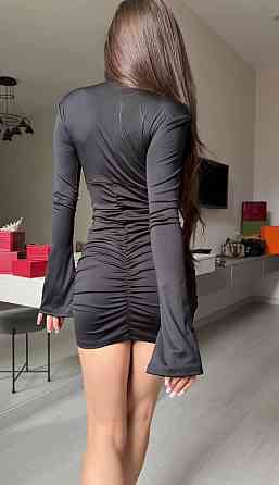 Женское привлекательное мини платье с драпировкой микродайвинг Одесса