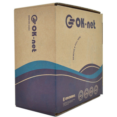Кабель сетевой OK-Net FTP 100м cat.5e (F/UTP-cat.5E-SL) (КПВЭ-ВП (100) 4*2*0,48 / 100) Винница - изображение 1