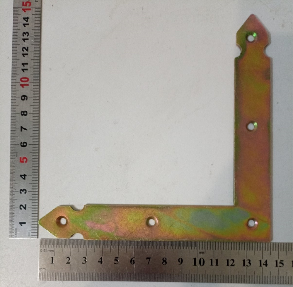 Кутник віконний в жовтому оцинку 15х150 мм Киев - изображение 1