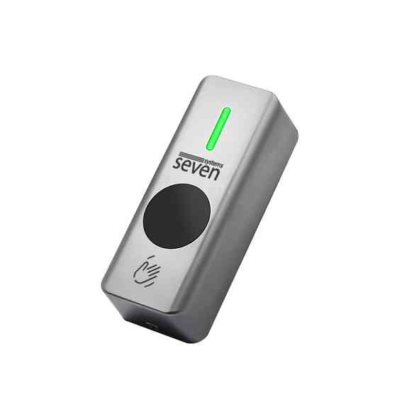 Кнопка выхода бесконтактная металлическая уличная накладная SEVEN K-7497NDW Киев