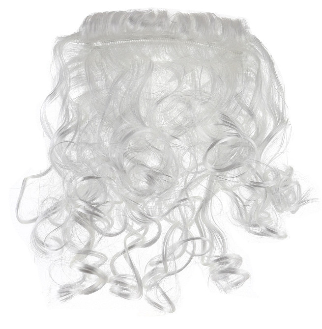 Борода Діда Мороза 17 на 17 см білий Київ - фото 2