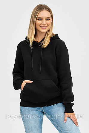 Набір жіночий худі утеплене 2шт RAY BASIC Темно-сірий /Чорний (U0401W-Dark Grey-Black) 3XL Київ - фото 6