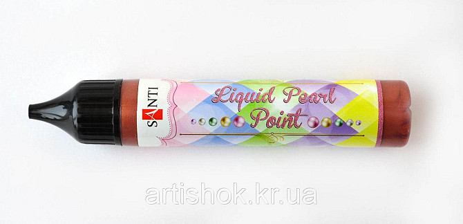 ЗD-гель "Santi" 741209 "Liquid pearl gel" мідний, шт Київ - фото 1