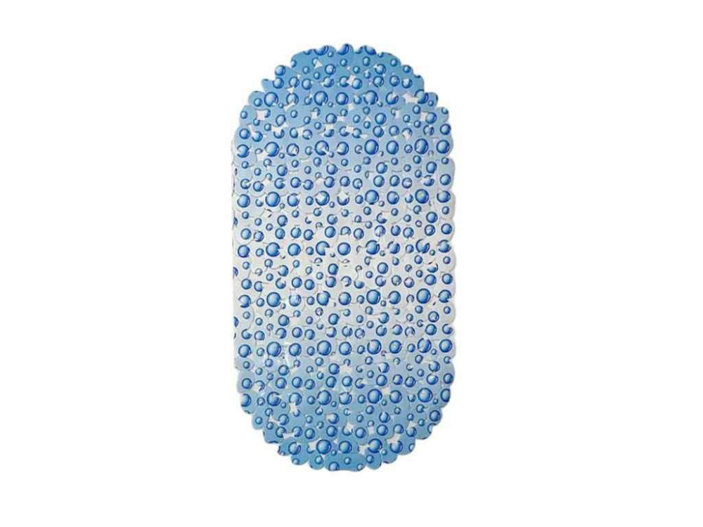Килимок для ванної кімнати 66*34см білий Камінці арт.6634-001 ТМ ECO FABRIC Київ - фото 1