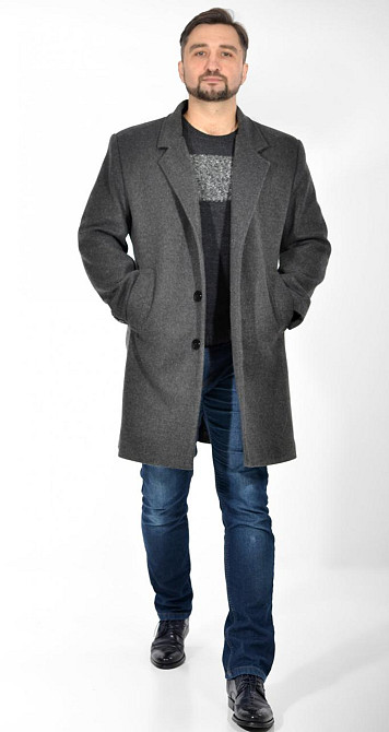 Класичне чоловіче кашемірове пальто Київ - фото 9