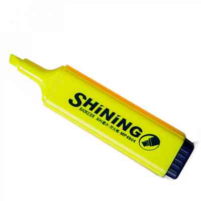 Маркер Baoke текстовый, 2-4 мм желтый Shining (MARK-TXT-BAO-MP4904Y) Винница