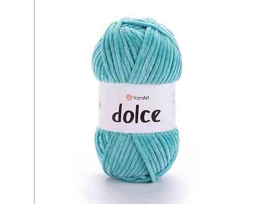 Пряжа Dolce бірюзовий 100% мікрополіестр 120м 100г 5шт/уп 770 ТМ YarnArt Київ