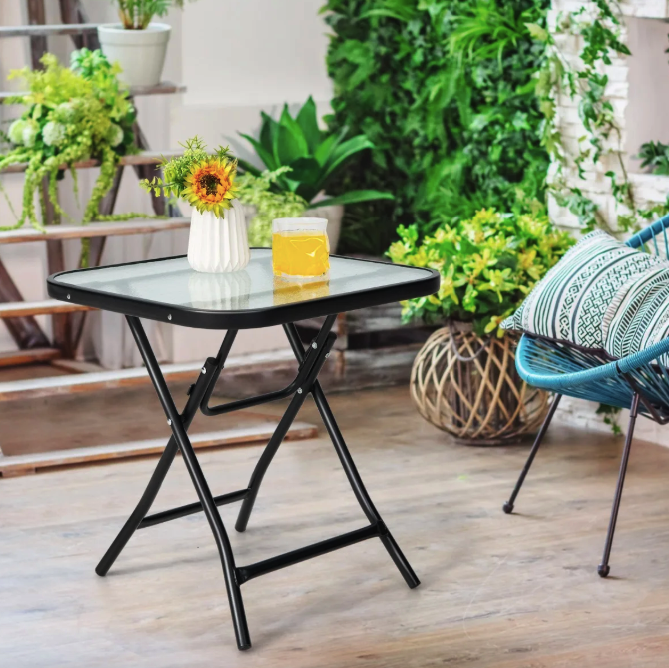 Садовий стіл Costway Kontrast розкладний Київ - фото 5